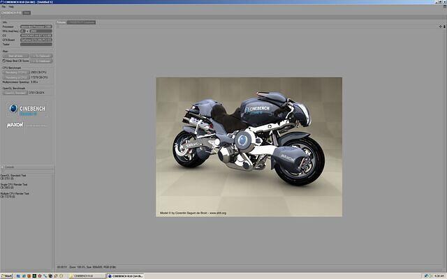 Shanghai Cinebench 10 x64 test