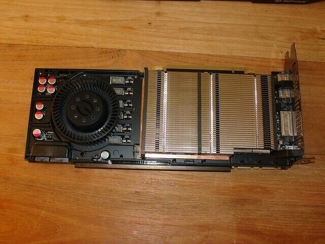 EVGA GTX 580 SCE 1536MB after cleaning treatment