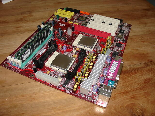 Ram Populated from top left view