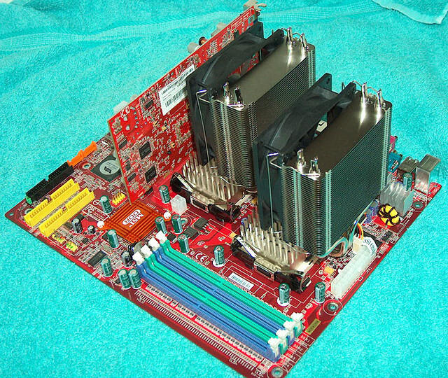 The Thermalright SI-9XV heatsinks, use Xeon mounting clips, as where MS-9130 has Xeon mounting brackets, perfect match