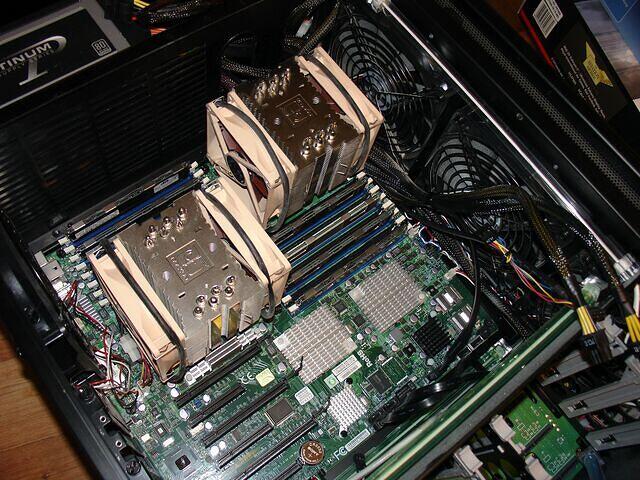 Both CPU's Read fans applied
