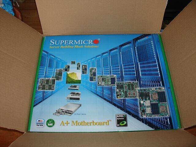 Supermicro H8DG6-F's Original Retail Box!