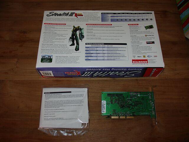 Diamond Multimedia Savage4 Xtreme AGP 32MB Rev.A 4299 USA Boxed rear