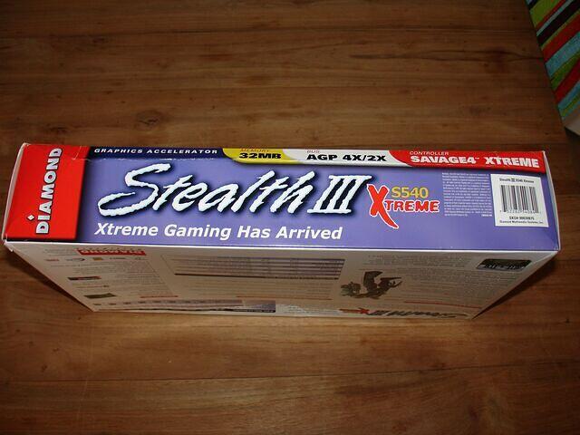 Diamond Multimedia Savage4 Xtreme USA Box bottom side info