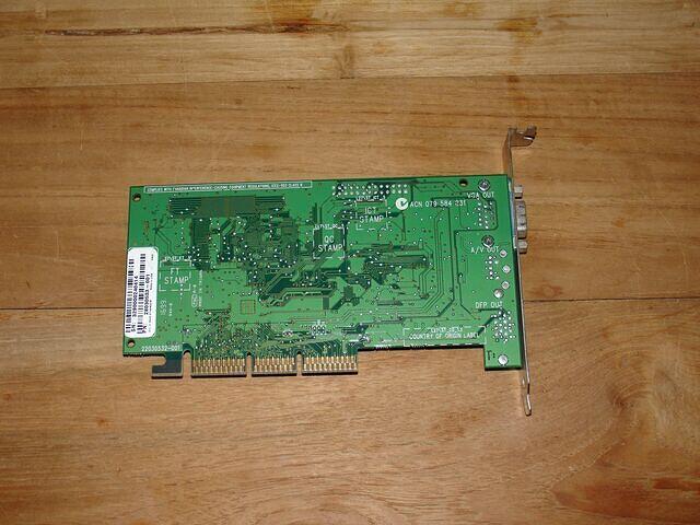 Diamond Multimedia Savage4 Xtreme AGP 32MB Rev.A0 1699 175Mhz Engineering Sample rear