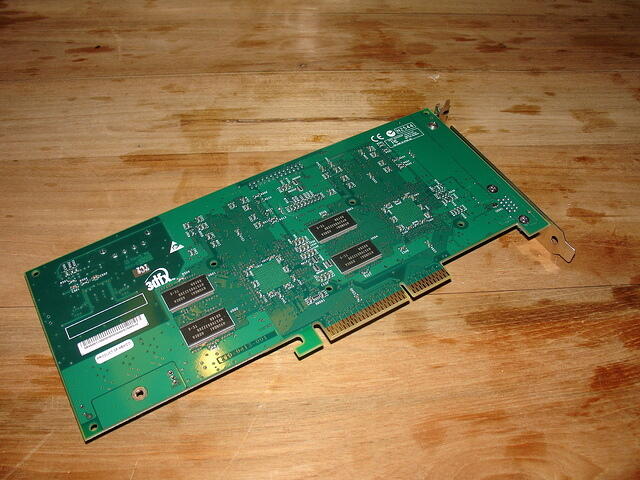 3dfx Voodoo5 5500 AGP 64MB  Rev.A 2500 Rear angled