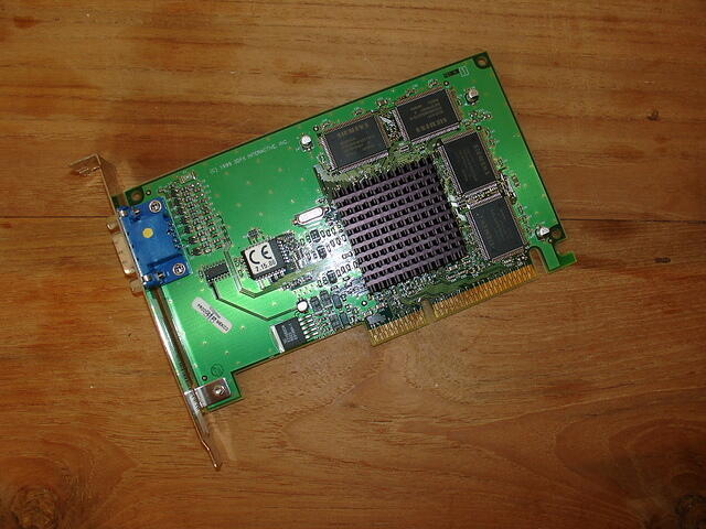 3dfx Voodoo3 1000 AGP 8MB Rev.A 2799 Gate Way Systems Bone Steel Top.JPG