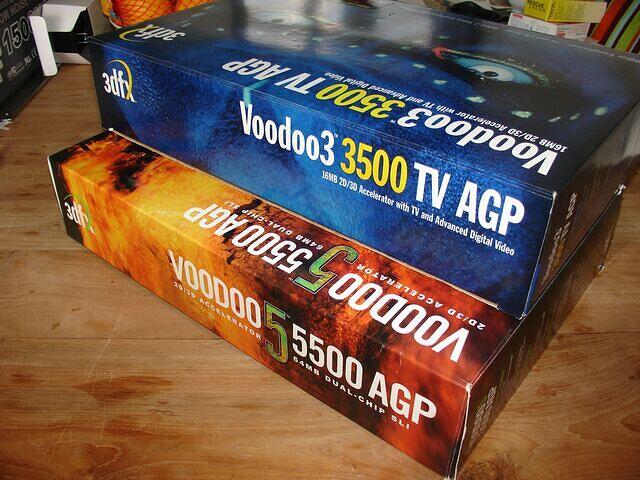 V3 3500 TV AGP & V5 5500 AGP title art angled