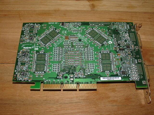 Matrox Parhelia AGP x4 128MB 256Bit DDR Rev.A 2502 Rear.JPG