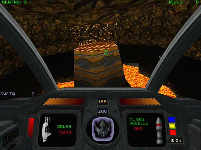 Parhelia AGP 256MB in action cockpit mode