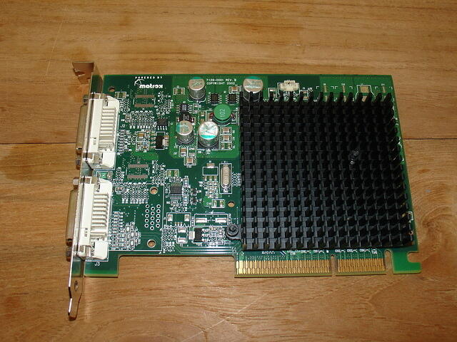 Matrox Millennium P650 Parhelia-LX AGP 64MB 128Bit DDR Rev.B 0106  Top.JPG