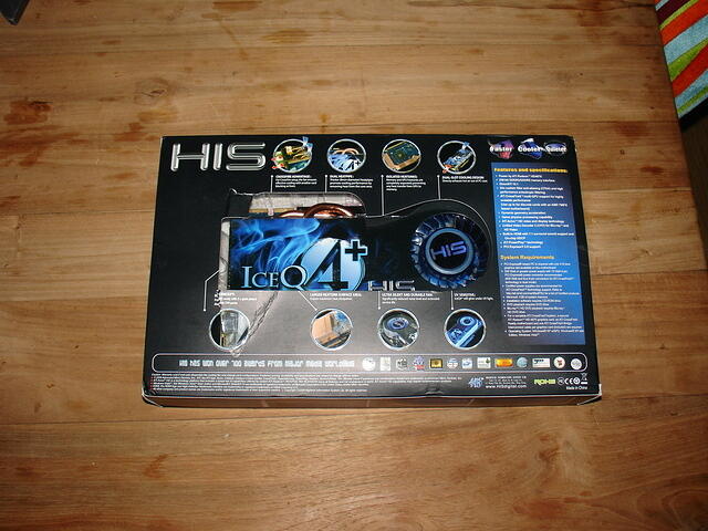 HIS Radeon HD 4870 ICEQ4+ PCI-E 1024MB 256Bit GDDR5 Rev.A2 0915 Box rear