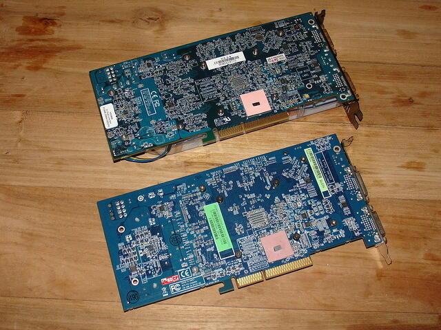 HD 3850 ICEQ3 Turbo AGP & Sapphire HD 3850 AGP rear