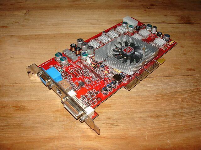 R9800Pro 256MB DDR2 Backplate connectors