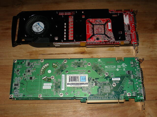 ATi HD 2900 XTX 512 ES & EVGA 7900 GX2 SCE rear