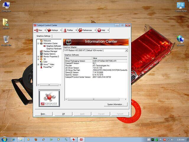ATi Software Info HD 2900 XTX PCI-E 512MB Rev. A11 0639 b