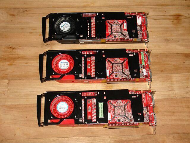 The 3 Different HD 2900 XTX Engineering Samples rear