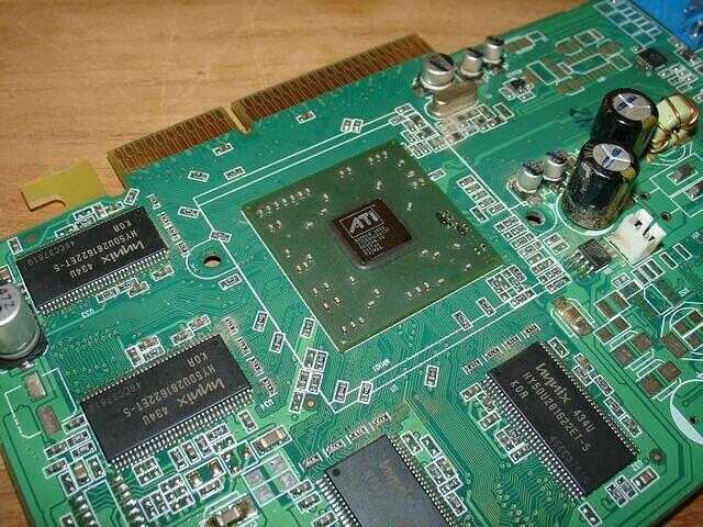 ATi Radeon 9550 AGP 128MB 128Bit DDR Rev.A 0441 RV350 VPU