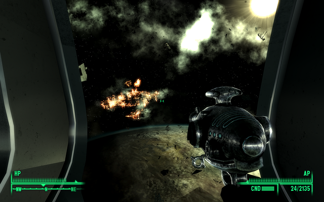 Fallout 3 Mothership Zeta Enemy Starship Explosion c