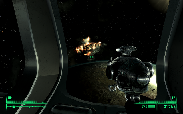 Fallout 3 Mothership Zeta Enemy Starship Explosion e