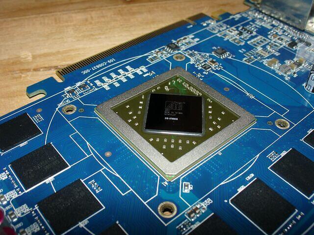 ATi RV870 XT Cypress VPU Closeup