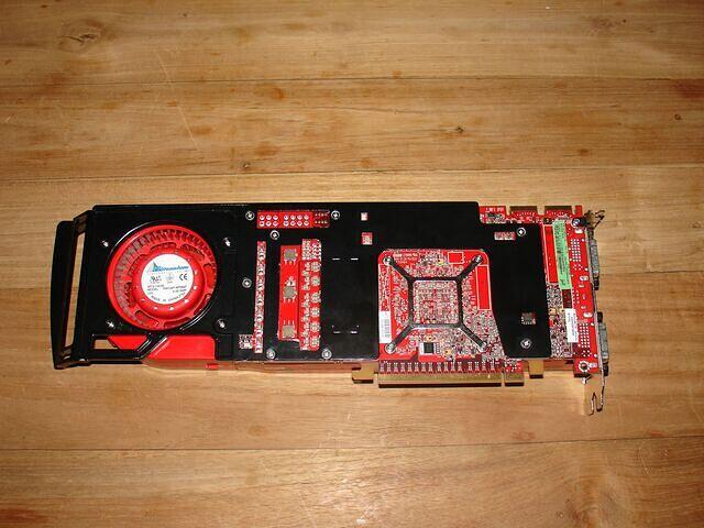 ATi Radeon HD 2900 XTX PCI-E 1024MB 512Bit GDDR4 Rev.A12 0646 Engineering Sample rear