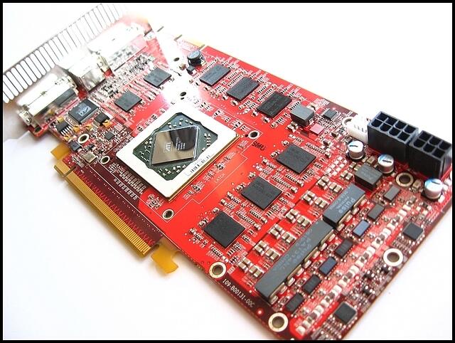 HD 2900XTX Rev.A12 0646 PCB top angled