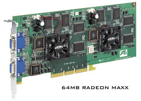 Radeon MAXX 128MB 256Bit SGDDR Dual Head Engineering Sample