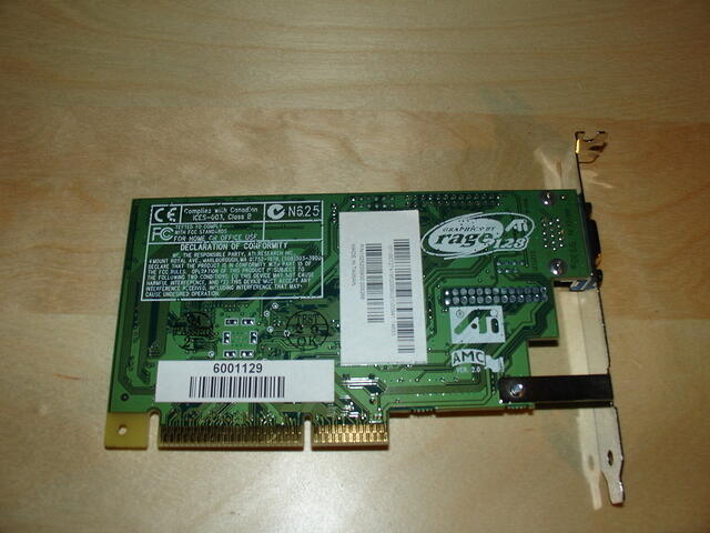 Gateway Systems ATi Rage 128  LX AGP 8MB Rev.A 9938 Bottom.JPG