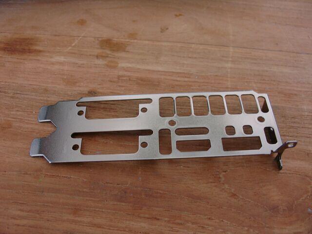 Retention bracket main card cleaned rear