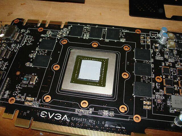 Slave cards GK104 reapplied closeup