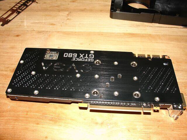 backplate replaced on slave card