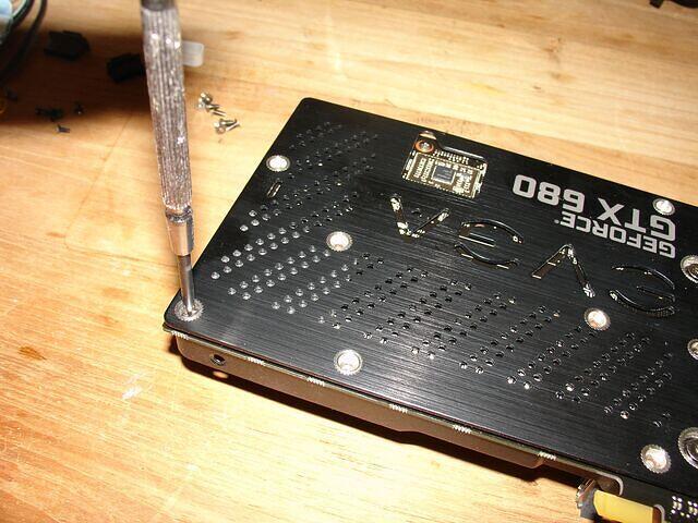 fastening screws of backplate