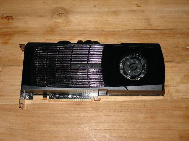 EVGA GeForce GTX 480 PCI-E 1536MB 384Bit GDDR5 Rev.A3 2110 top