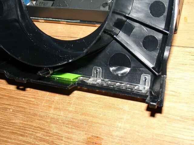 GeForce led logo location zoomed