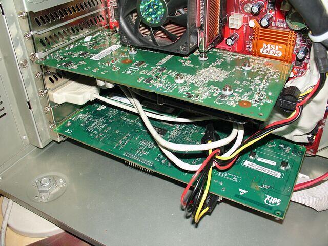 G71 AGP Eval. Board closeup