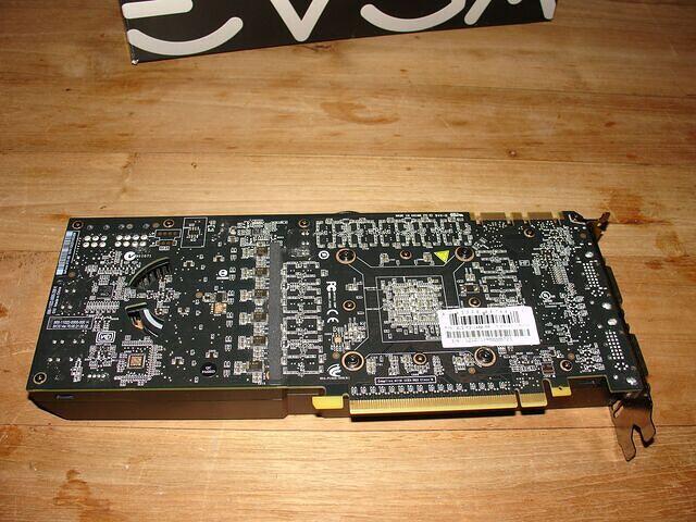 EVGA GeForce GTX 480 PCI-E 1536MB 384Bit GDDR5 Rev.A3 2010 rear