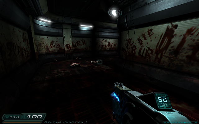 Delta Labs Level 4's Hellish Bloody Walls a