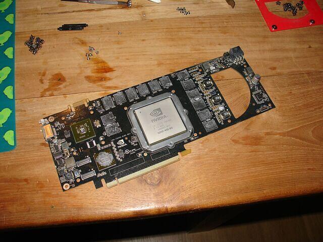 GTX 295 RE Main card Main PCB top