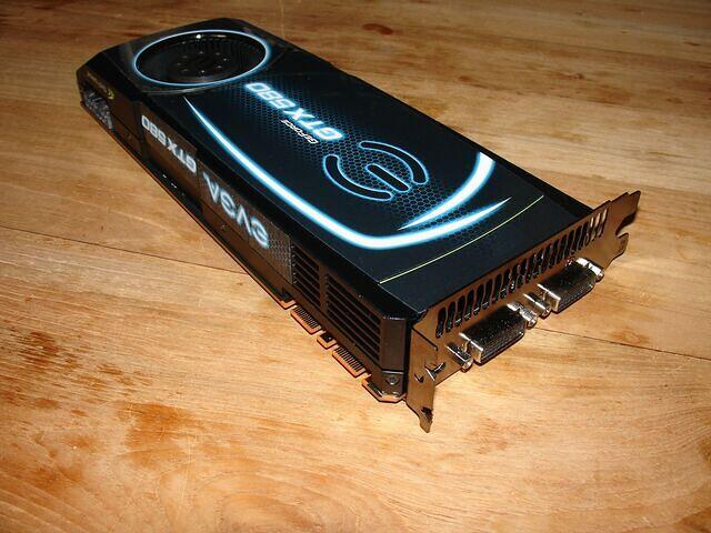 EVGA GTX 580 SCE backplate connectors