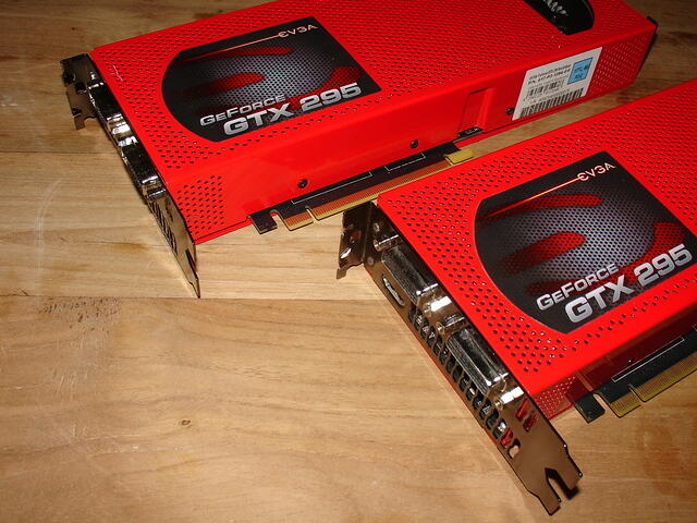 The GTX 295 RE cards c