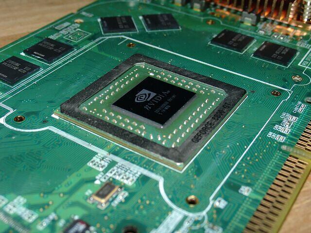 Leadtek GeForce 6800 GT AGP PCB GPU Closeup