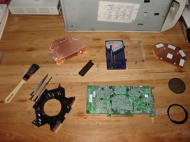 Leadtek GeForce 6800 Gt AGP dismantled rear