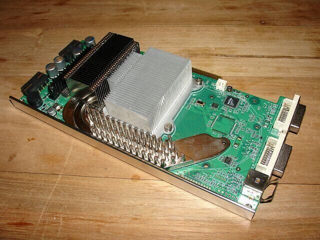 XFX 6800U AGP all heatsinks + PCB support  brace mounted c