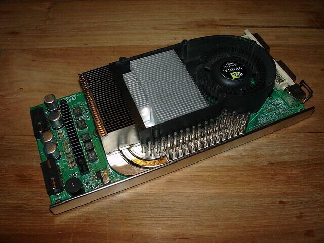 XFX GeForce 6800U AGP Fan mounted b