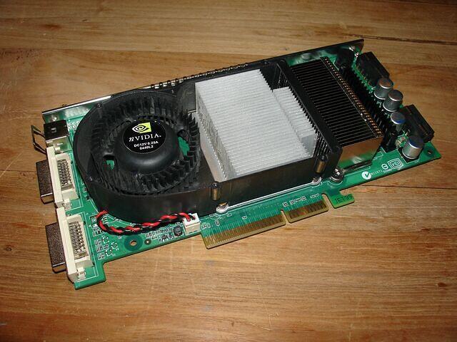 XFX GeForce 6800U AGP Fan mounted