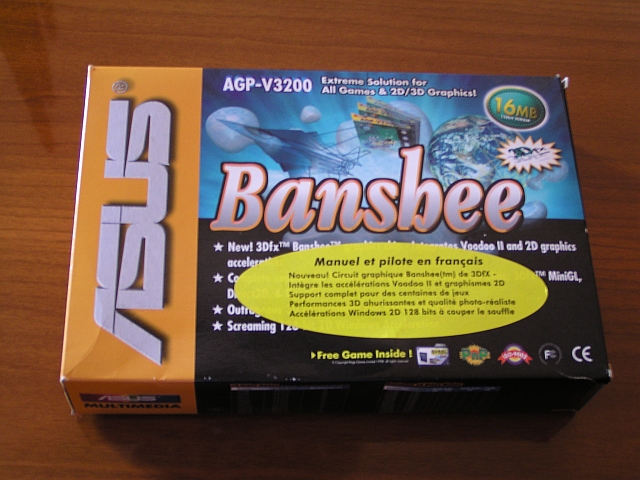 ASUS V3200 Banshee AGP RETAIL