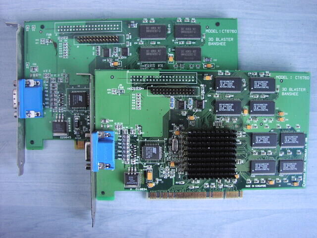 2 x Creative 3D Blaster Banshee (PCI) - CT6760