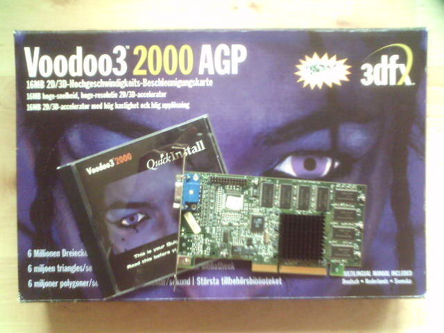 Voodoo 3 2000 AGP OVP