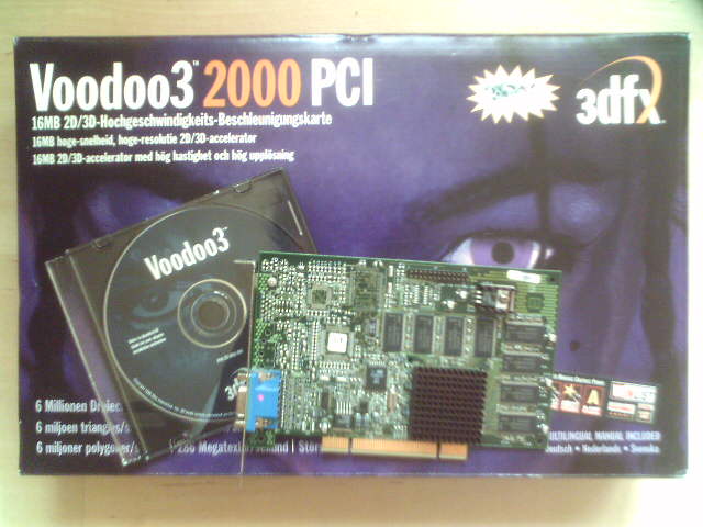 Voodoo 3 2000 PCI OVP